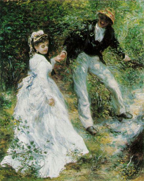 Pierre-Auguste Renoir La Promenade oil painting image